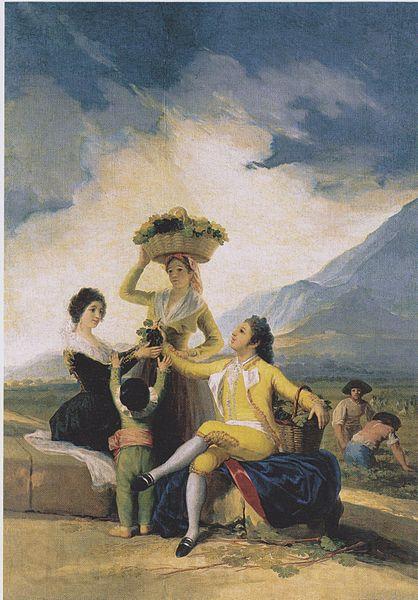 Francisco de Goya The grape harvest Norge oil painting art